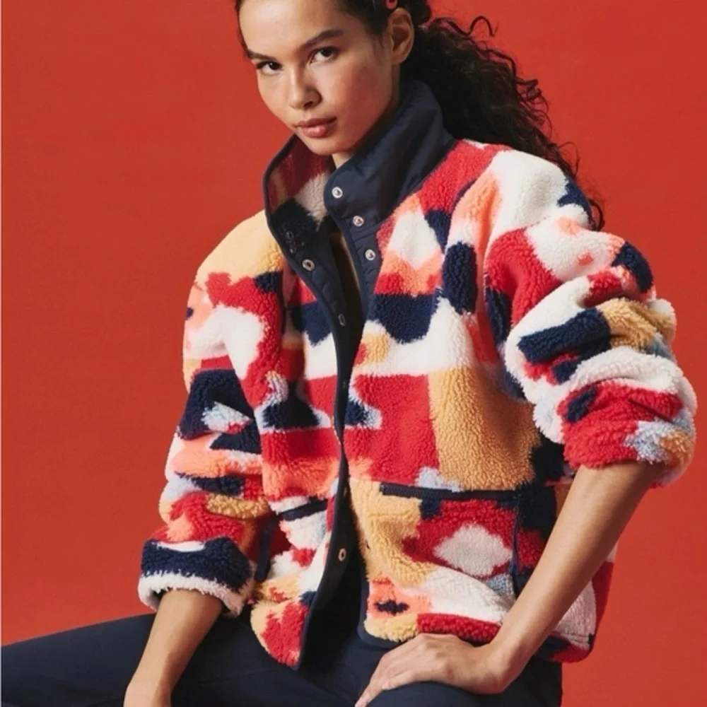 FREE PEOPLE NWT Coral Carpet Ski Jacket